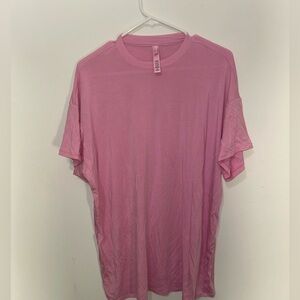 SKIMS Pink Short Sleeve Tee
